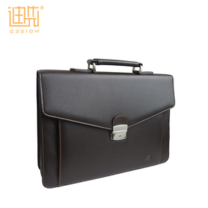 <span class=keywords><strong>Valigetta</strong></span> da lavoro in pelle nera da uomo con logo del marchio personalizzato - Product Image 3