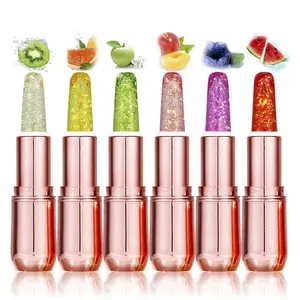 Melason Customized Private Label High Pigment With Aluminium Case 6 Colors Waterproof Long Lasting Matte Gitter Lipstick