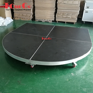 <span class=keywords><strong>Palco</strong></span> Mobile 8 X 8 Piedi con Rialzo per Batteria e <span class=keywords><strong>Fronte</strong></span> Curvo per Concerti - Product Image 2