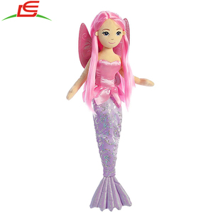Aurora Monde Mer Scintille Fée Sirène Coralina En Peluche Poupée - Product Image 2