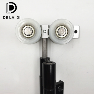 Portes pliantes en aluminium, pièces, petites roues de porte en nylon et en acier inoxydable avec roulement à billes - Product Image 2
