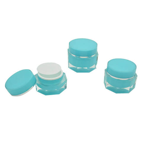 Octagon Acrylic Cosmetic Jar for Face Cream