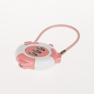 <span class=keywords><strong>Candado</strong></span> <span class=keywords><strong>de</strong></span> Combinación Redondo y Bonito <span class=keywords><strong>de</strong></span> 3 Dígitos CH-839, <span class=keywords><strong>Candado</strong></span> <span class=keywords><strong>Rosa</strong></span> para Niños, para Portátiles - Product Image 3