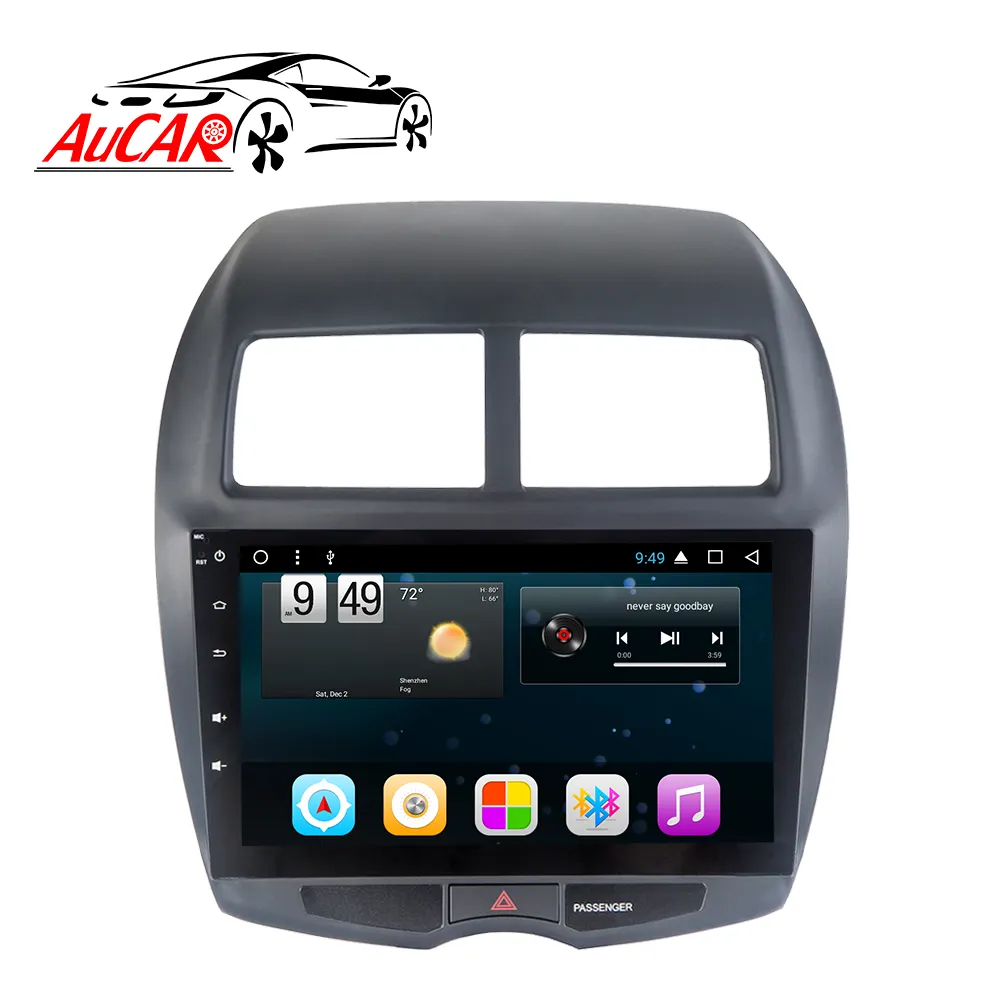 AuCAR 10,1 "Android 10 Video Radio Stereo GPS DVD del coche de navegación Multimedia reproductor de Audio para Citroen C4 Aircross 2012-2013