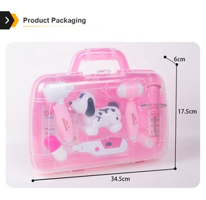 I bambini che giocano medico storie di plastica pet set medico medico kit di <span class=keywords><strong>giocattoli</strong></span> con la luce - Product Image 5