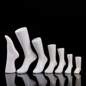 Calzini da piede in plastica da uomo con Display a forma di manichino per caviglia modello per scarpe da esposizione - Product Image 1