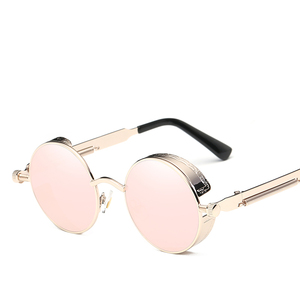 Gafas de sol redondas personalizadas para hombre y mujer, lentes de sol polarizadas Vintage a la moda, personalizadas - Product Image 3
