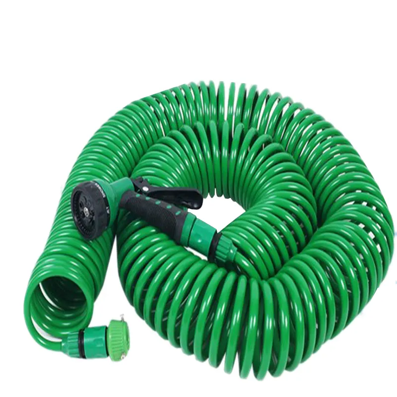 50FT Garden Water Coil 7รูปแบบหัวฉีด