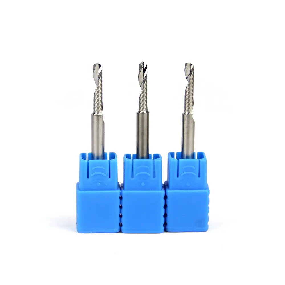 Changzhou RLD CNC Router Bit/Carbide Left Spiral End Mill for wood/MDF 6x25x60x6Dx2F milling cutting tools