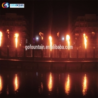 Conception GRATUITE Fontaine à jets d'eau et de feu pour lac, rivière, piscine, spectacle captivant
