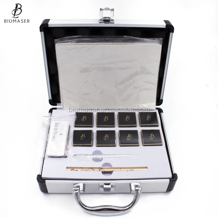 Complete Microblading Pen Kit Microblade Needles Pigments Training Kit Eyebrow Microblading Training Use 1 Set 3-5 Days DHL