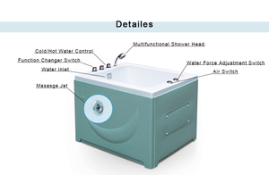 Vente houe <span class=keywords><strong>baignoire</strong></span> pour nouveau-né Thermostat acrylique piscine Spa <span class=keywords><strong>baignoire</strong></span> pour bébé et enfants - Product Image 3