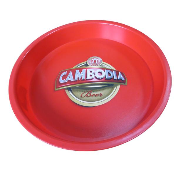 Антискользящий пластиковый поднос с ПВХ-наклейкой