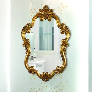 装饰墙壁安装化妆镜为洗手间和门廊