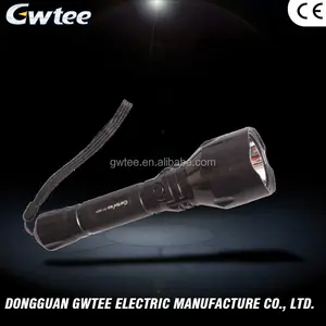 2017 meistverkauften artikel GT-8307 3 watt 1 led dual licht 2000 mah polizei taschenlampe