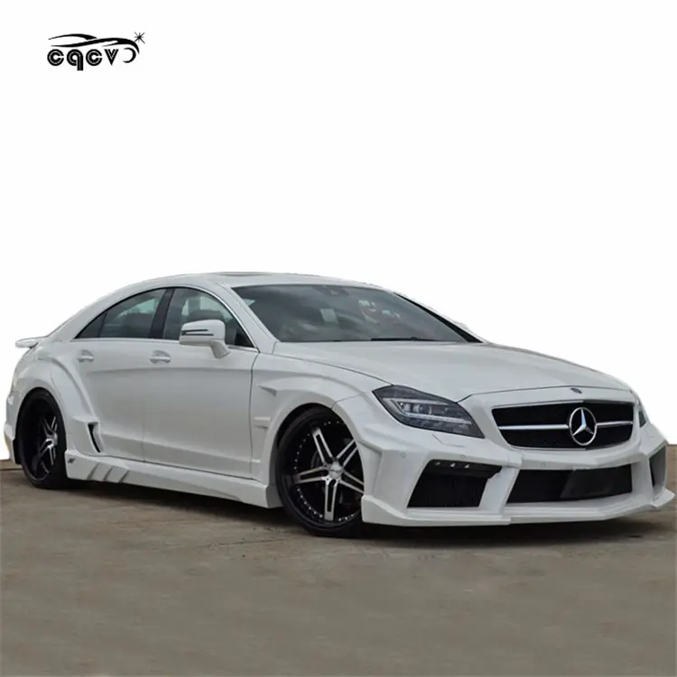 Perfect fitment VTT style wide body kit for Mercedes Benz cls class w218 front bumper rear bumper side skirts fender spoiler