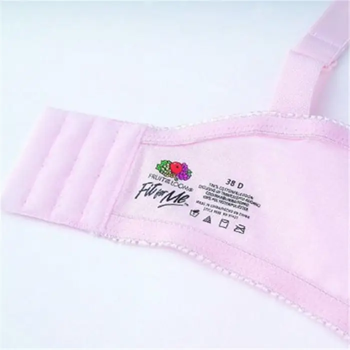 Trung Quốc nhà máy đồ lót nhãn Màn hình đàn hồi in lụa chăm sóc nhãn truyền nhiệt cho phụ nữ đồ lót