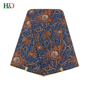 H & D Top Usine Londres Style Meilleur Prix Hollandais hollandais Africain <span class=keywords><strong>Wax</strong></span> Prints Tissu 6 Mètres - Product Image 3