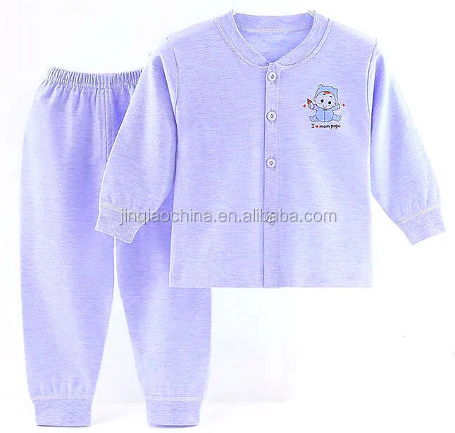 Pakaian bayi tidak bermerek, pakaian anak-anak baru lahir pakaian lengkap OEM layanan lengan panjang uniseks bunga 100% katun baju monyet bayi