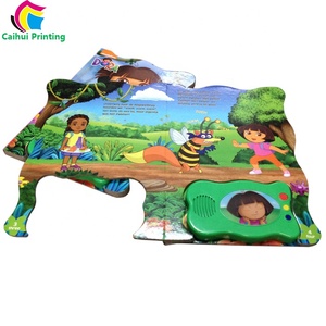 children education sound book with music box