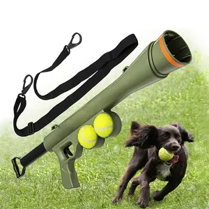 Pet Outdoor Training Launcher Gun ABS Tennis Ball Fetch gioca per il giocattolo del cane