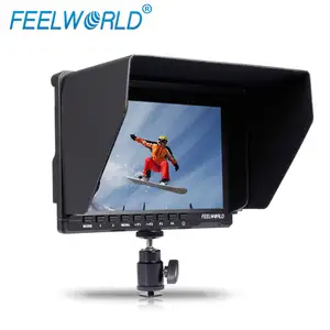 7 inch super slim on camera lcd monitor1280x800 resolution AV HDMI port IPS panel pixel to pixel feature dslr camera cage kit