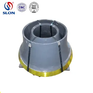 ZGMn18Cr2 콘 분쇄기 예비 부품 CH430 CH440 CH660 오목, 맨틀 그릇 라이너