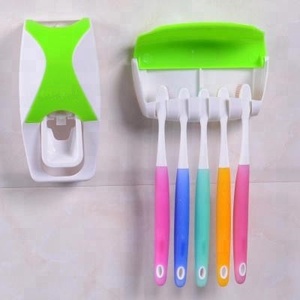 Nuevo Dispensador Automático de Pasta de Dientes Cromado para Baño, Dispensador Automático de Pasta de Dientes, Soporte para Cepillos de Dientes - Product Image 2