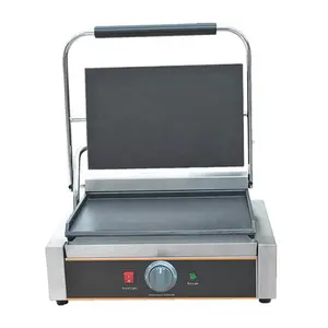 Panini Press Machine Maker, 1000W Commerical Grill Panini Sandwich Maker,  110V Electric Ice Cream Brioche Sandwich Panini Press Machine Maker, Double