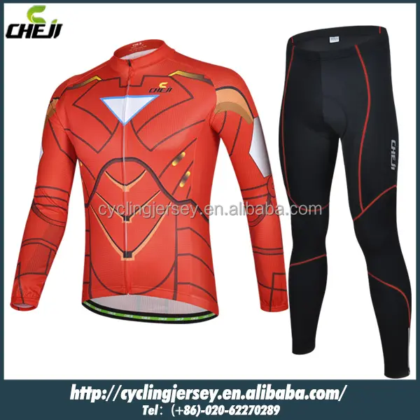 2013 Cheji велоспорт носить с длинным рукавом длинные брюки устанавливает оптовая продажа Cusotmized майо одежды