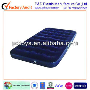 Matelas à air floqué double-taille Pompe intégrée Gonflage facile Camping Extérieur Parc Salle de bain Utilisation extérieure Massage économique - Product Image 2