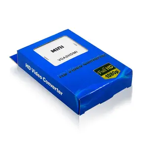 VGA HDMI dönüştürücü 1080 P Kablosu VGA HDMI dönüştürücü HD Video Ses Konnektör Dönüştürücü