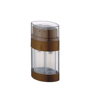 Hình Bầu Dục 60Ml Airless Chai Kem 30Ml * 2 Kép Buồng Mỹ Phẩm Airless Bơm Chai - Product Image 2