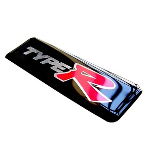 Customized Printed Waterproof Car Logo Pvc Dome Epoxy Stickers for Resin