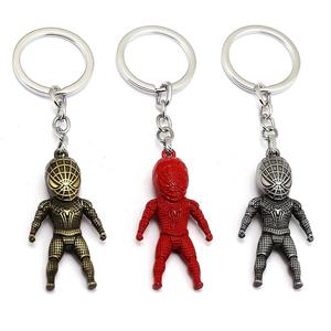 批发蜘蛛侠钥匙扣锌合金金属3D搪瓷钥匙扣 - Product Image 1