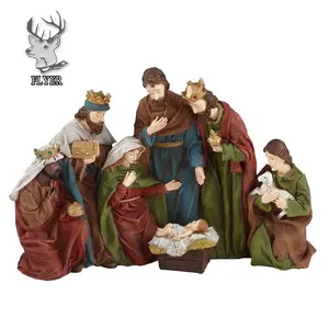 Catholic Church Religious Resin <strong>Life</strong> <strong>Size</strong> Christmas Nativity Sets <strong>Statues</strong> - Product Image 4