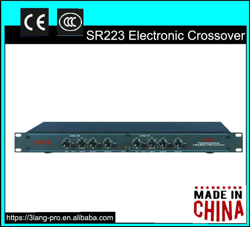 סיני הזול באיכות גבוהה אלקטרוני דיגיטלי 3-way crossover