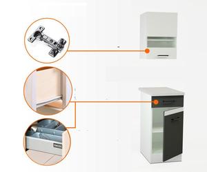 Vendita della fabbrica italiana Moderna Piccola in legno modulare dispensa cabinet/Armadio da cucina disegni - Product Image 5