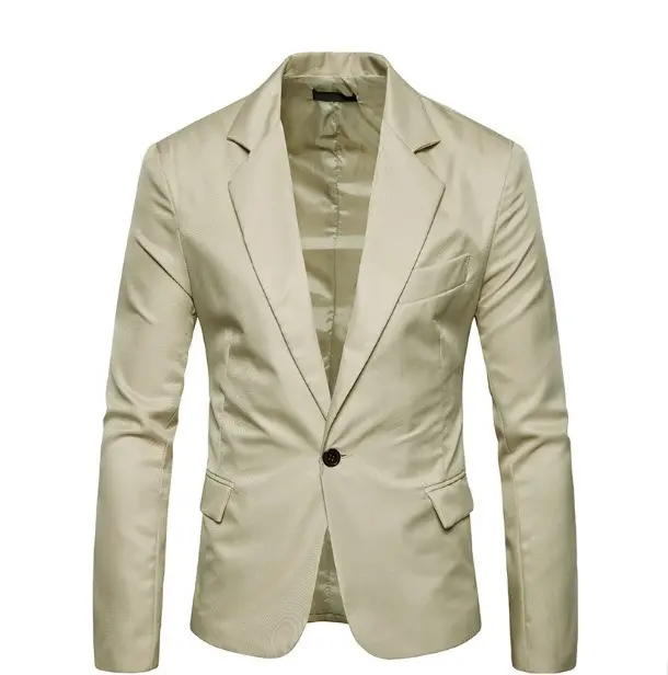 cy31001a Wholesale High Quality Pure Color Latest Design Mens Jacket Blazer Men Slim Casual