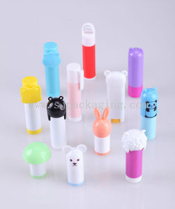 Envase Vacío para Bálsamo Labial, Exfoliante Labial y Protector Labial, Diseño Bonito y Giratorio, para Niños - Product Image 1