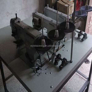 Máquina de Coser Industrial de Tres Cabezales para Tejer Cortinas de Pelo, Marcas Brother/Juki/Typical - Product Image 4