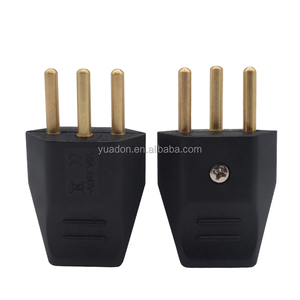 Pour YUADON YD-163 Prise murale électrique standard brésilienne 10/20A, prise en nylon, alimentation CA, matériau en laiton, 10A nominal pour le Brésil - Product Image 3