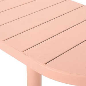 Juego de Mesa y Sillas de Jardín de Hierro con Acabado Naranja Coral Craquelado de 3 Piezas para Exteriores - Product Image 6