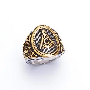 Yiwu Aceon Alibaba shop rings jewelry stainless steel masonic championship rings