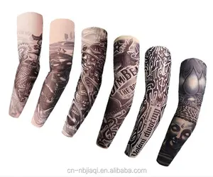 Wholesale sun protect cycling tattoo sleeve UV protection tattoo sleeves cool arms sleeves