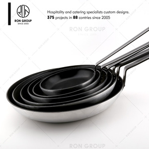 Utensilios de cocina de Metal para restaurante, sartén antiadherente de hierro fundido para freír, fabricante al por mayor - Product Image 5