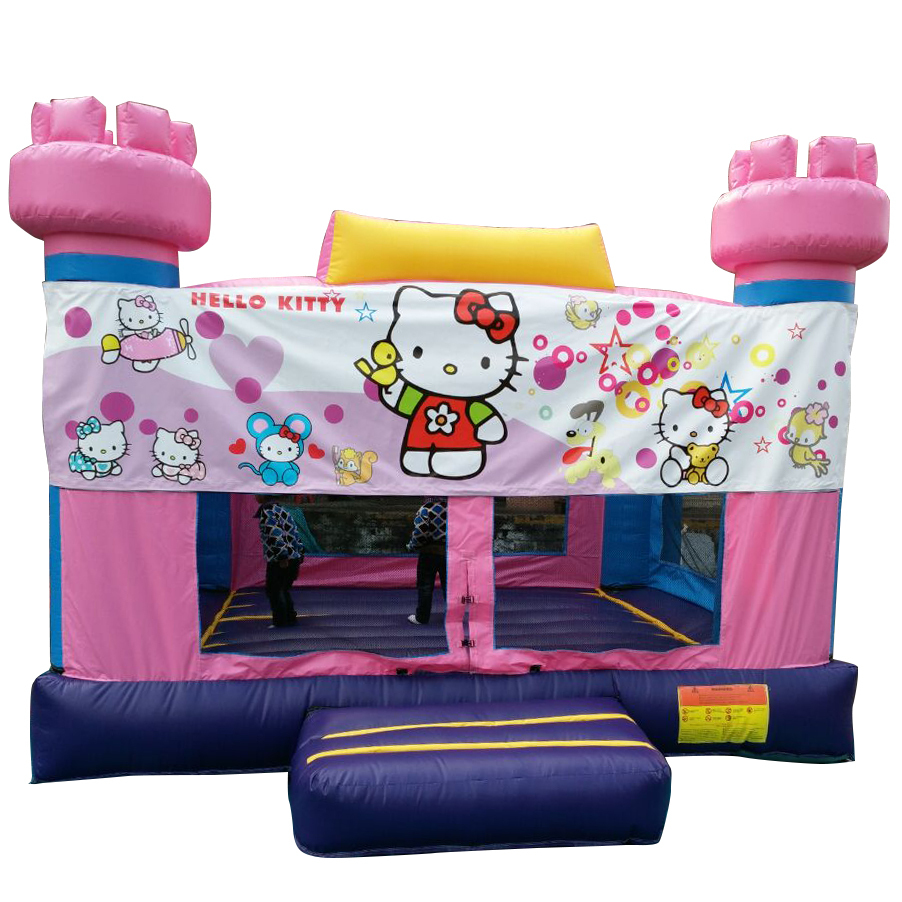 Распродажа, надувной мини-Джампер/замки для прыжков hello kitty по цене