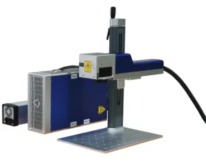 20W 50W Fiber Laser-markering Machine Voor Staal Pen Laser 30W Metalen Graveren Machines Met Aangepaste Pen transportband Te Koop