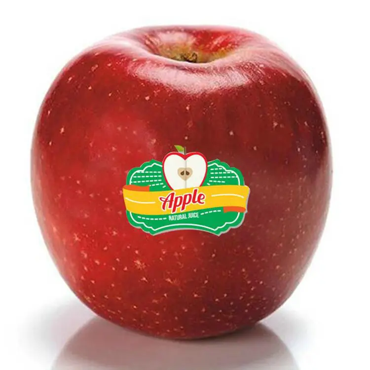 Tùy chỉnh trái cây gói hộp nhãn của apple orange xoài chuối chanh trái cây nhãn dán