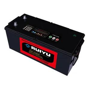 long life low price 165ah 12v jis delco batteri mf lead acid heavy duty truck/auto car battery